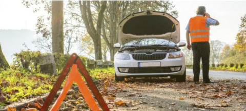 Vehicle broken Down at side of road